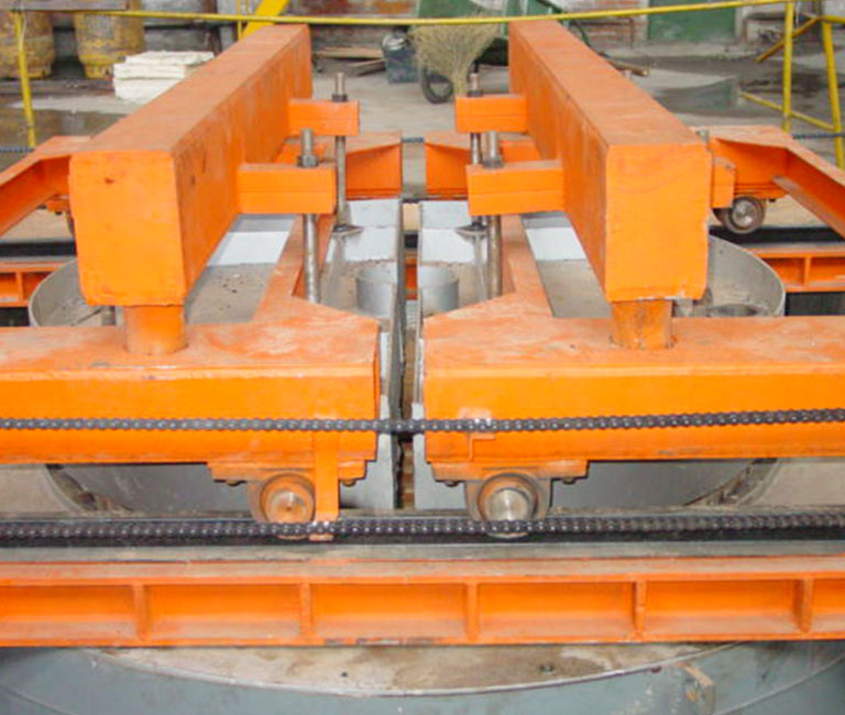 雙開爐門井式爐